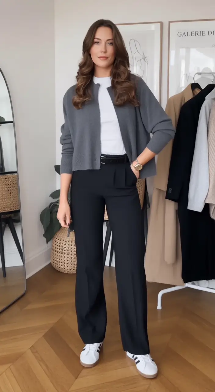 Office-ready fall outfits ideas for work in 2025 Comfy and Crisp with a Cardigan