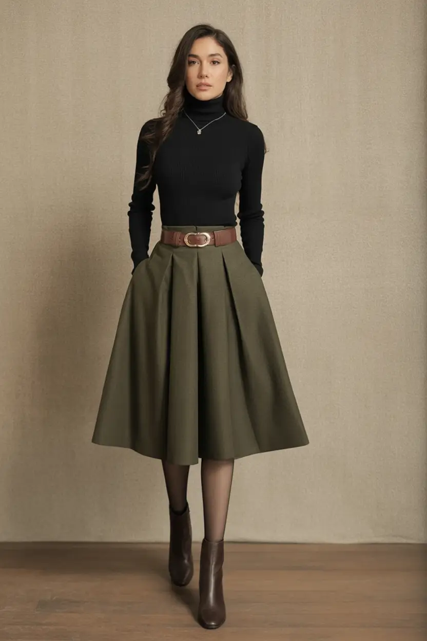 Office-ready fall outfits ideas for work in 2025 Textured Neutrals with Boot Energy