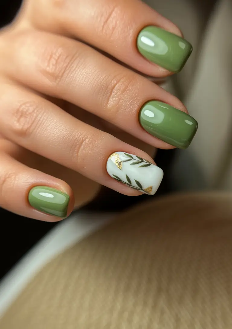 Olive Green Fall Nails 2025: Trendy Designs and Inspo for Autumn