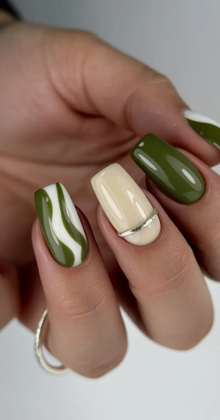 Olive Green Fall Nails 2025: Trendy Designs and Inspo for Autumn