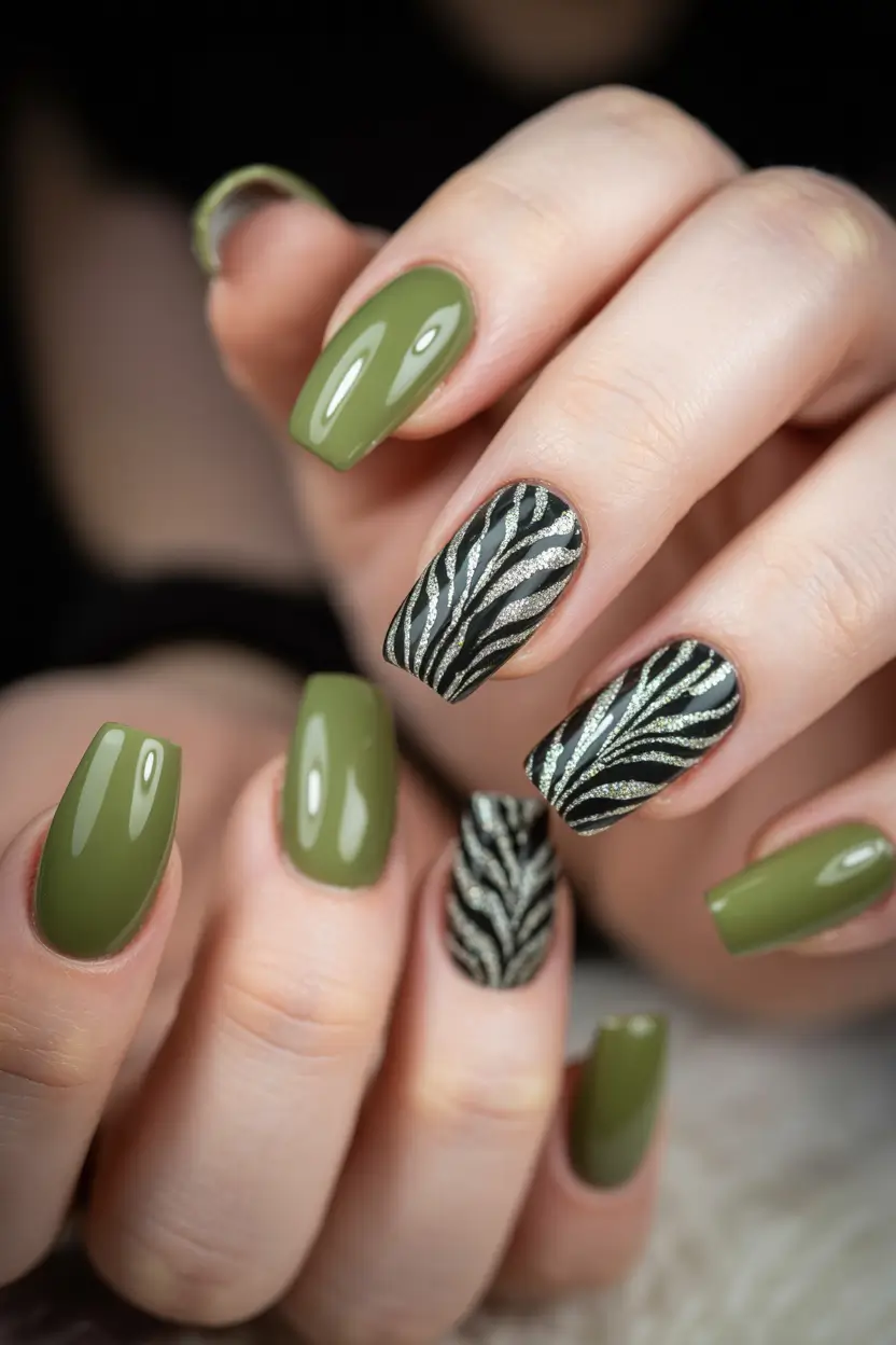 Olive Green Fall Nails 2025: Trendy Designs and Inspo for Autumn