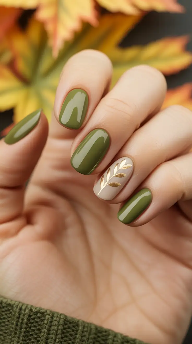 Olive Green Fall Nails 2025: Trendy Designs and Inspo for Autumn