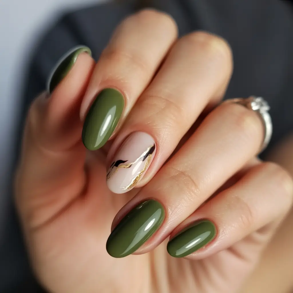 Olive Green Fall Nails 2025: Trendy Designs and Inspo for Autumn