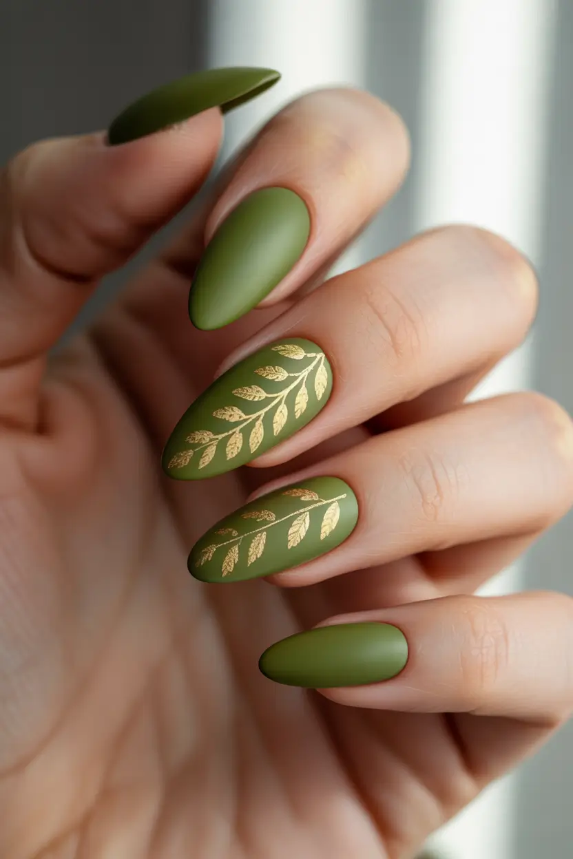 Olive Green Fall Nails 2025: Trendy Designs and Inspo for Autumn