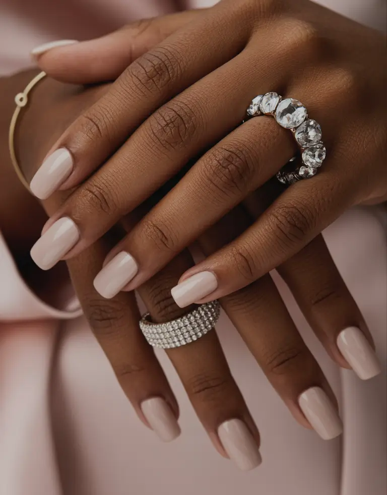 Stylish Neutral Fall Nails 2025 Classic Nude Sophistication