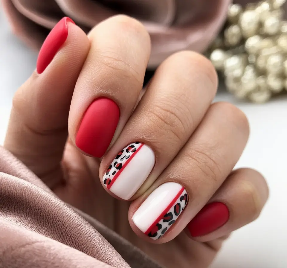 Stylish Red Fall Nails 2025 Wild Autumn Accents