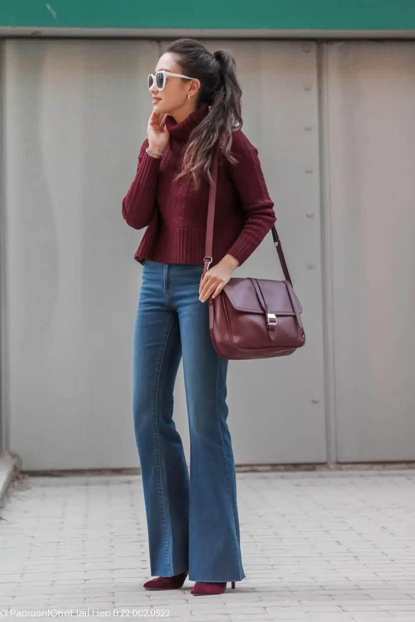 Top Fashion Trends Women for Fall 2025 Effortless Chic in Burgundy and Denim