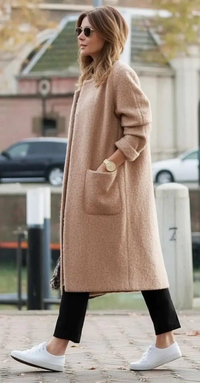Top Fashion Trends Women for Fall 2025 Minimalist Modern in Camel and Black