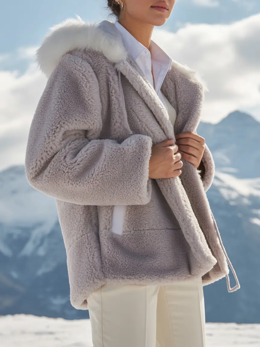Best Winter 2025–2026 Looks Shearling Charm in the Mountains