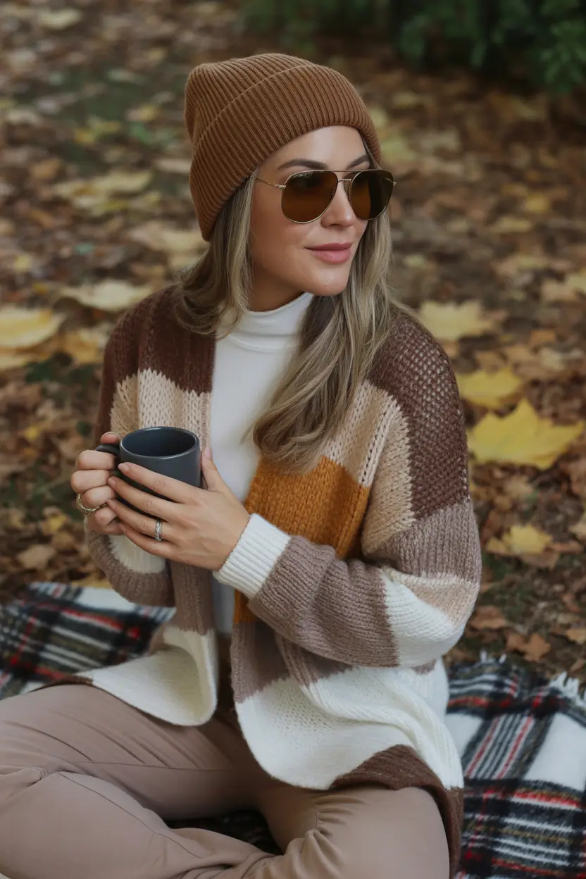 Cozy outfits to wear in October 2025 - Autumn Picnic Vibes