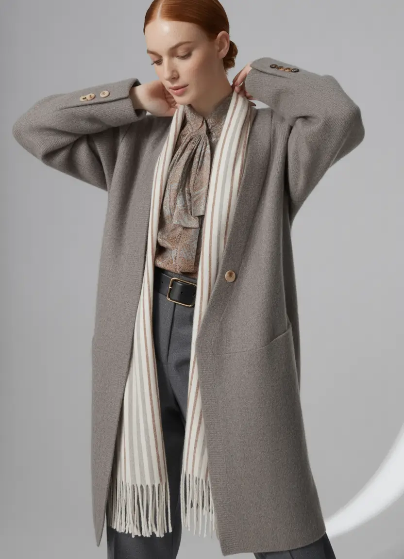 Cozy outfits to wear in October 2025 - Gray Layers Refined
