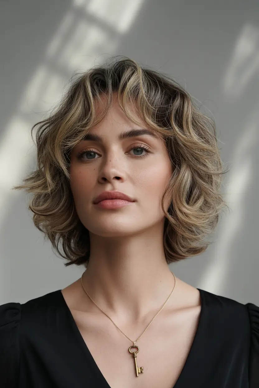 Cute Haircuts for Winter 2025–2026 Soft Blonde Waves with Volume