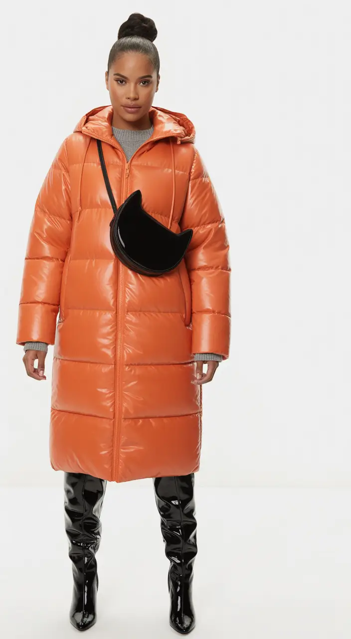 Cute Winter Outfits 2025 2026 Vibrant Orange Shine