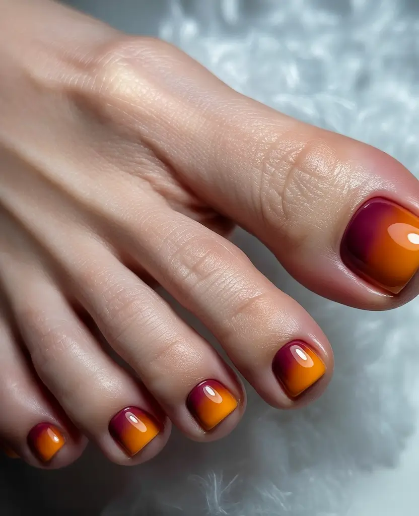 Colors autumn Sunset Ombre Tones