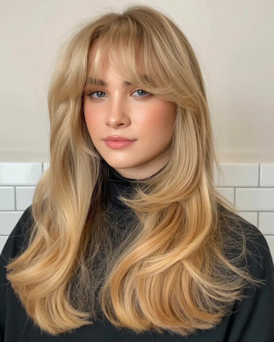 Haircuts to Try in October 2025 Golden Blonde Butterfly Layers
