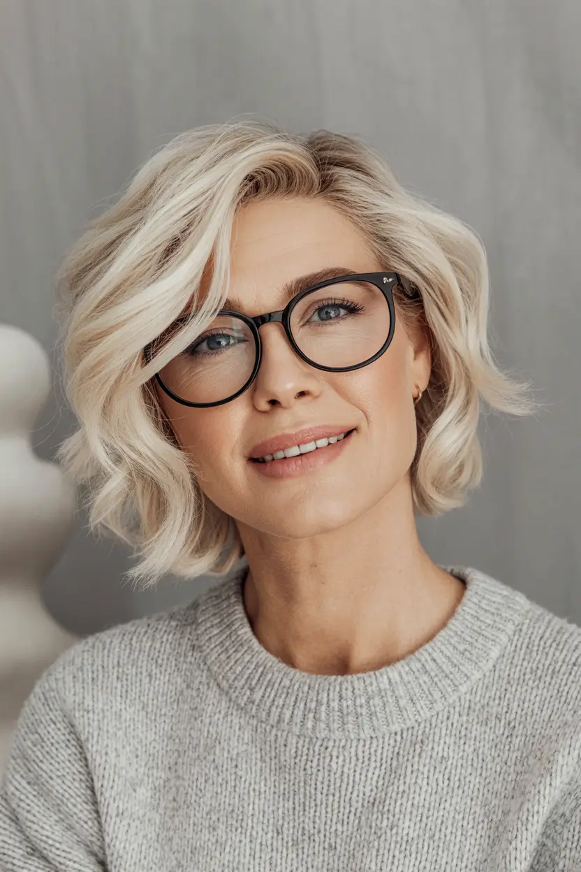 Winter Hairstyles & Hair Color 2025-2026 Soft Blonde Waves