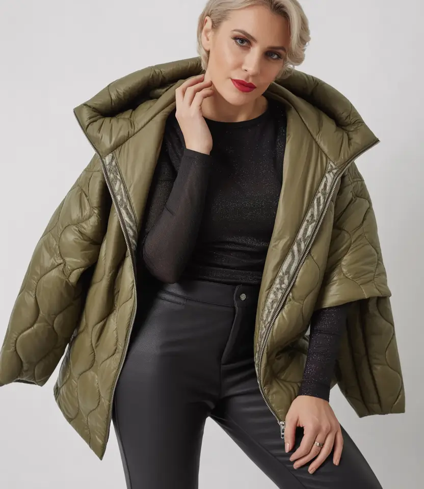 Modern Winter Outfits 2025/2026 Olive Green Contrast