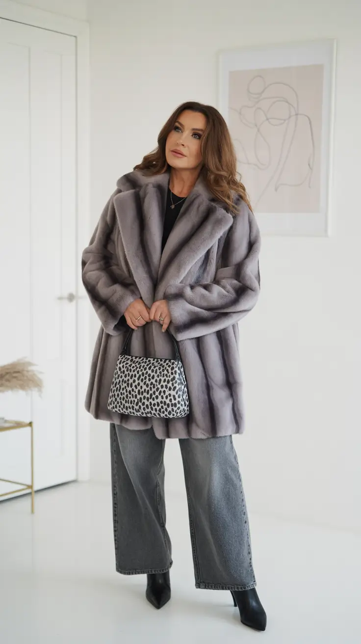 Modern Winter Outfits 2025/2026 Gray Elegance