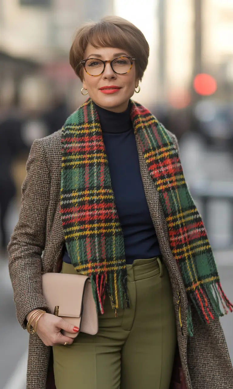 Modern Winter Outfits 2025 2026 for 50 Women Classic Elegance with a Bold Twist