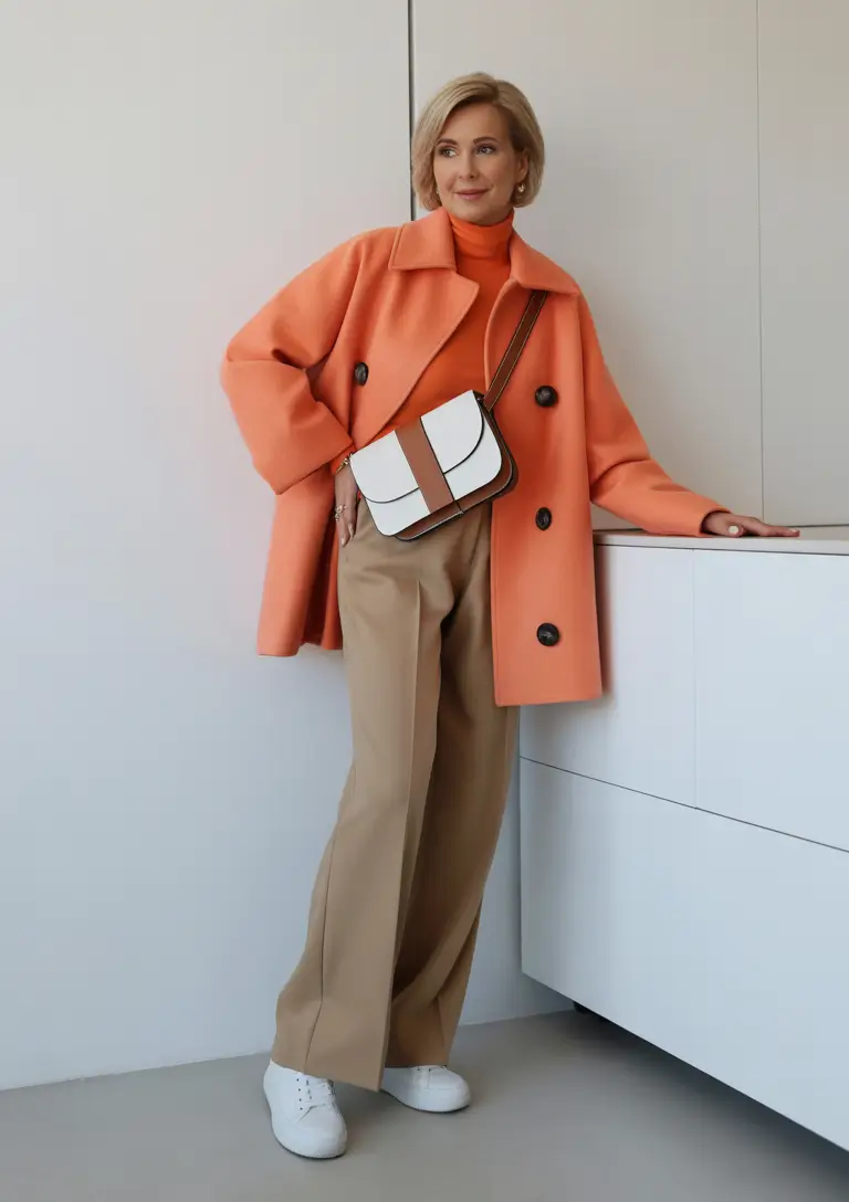 Modern Winter Outfits 2025 2026 for 50 Women Tangerine Energy