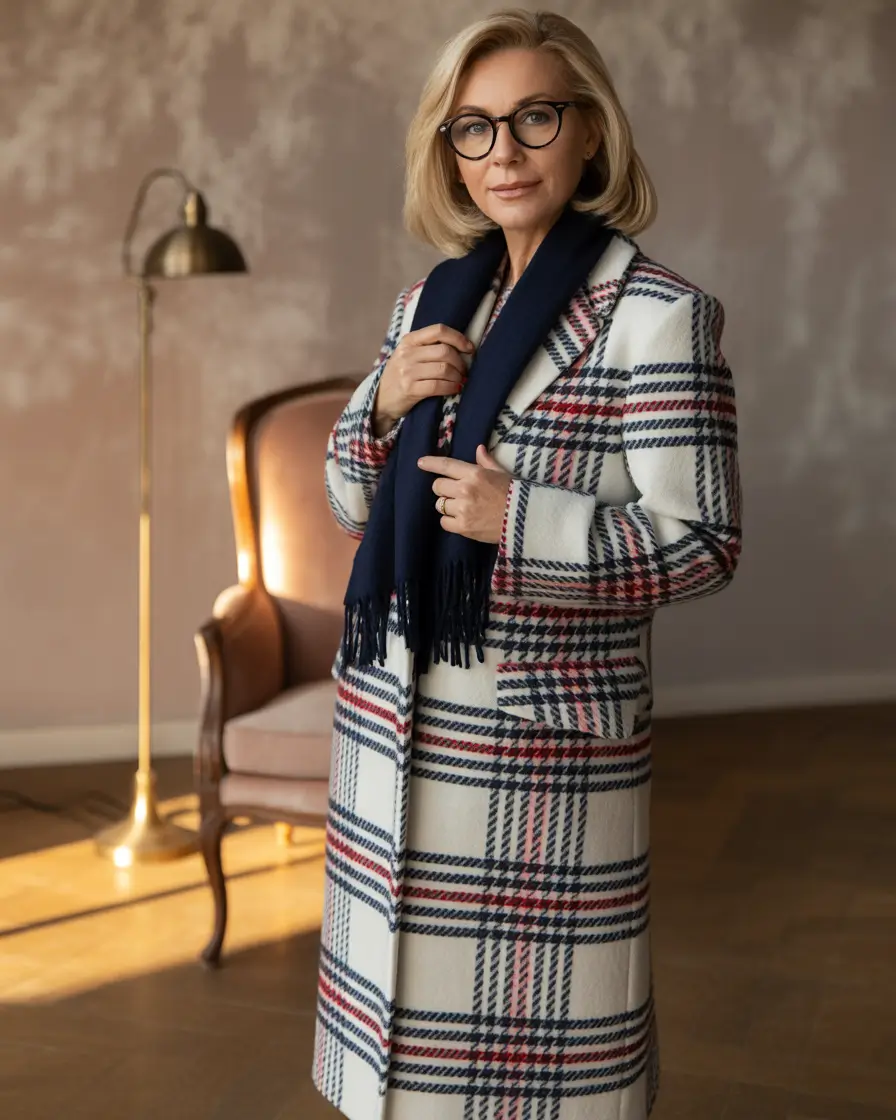 Modern Winter Outfits 2025 2026 for 50 Women Preppy and Playful Plaids