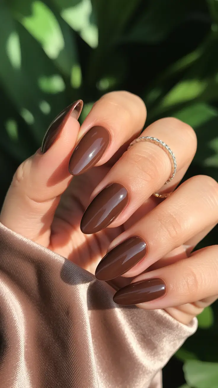 October 2025 Nail Colors Ideas: Trendy Autumn Brown & Bold Seasonal Designs