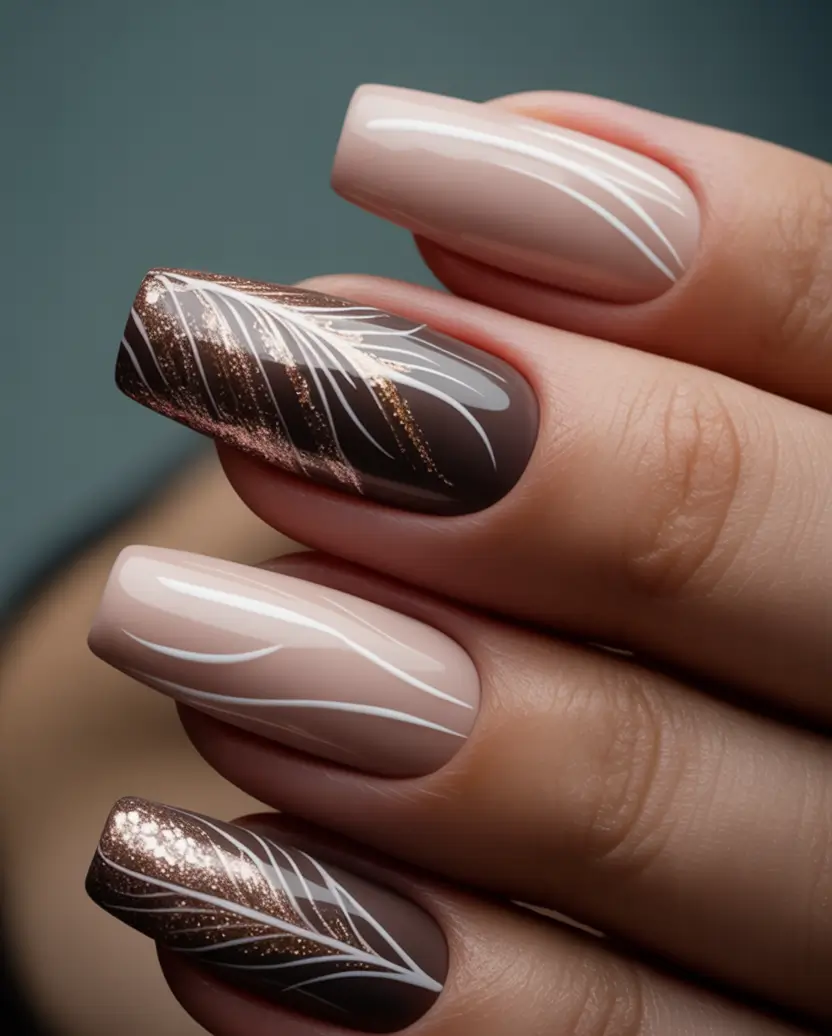 October 2025 Nail Colors Ideas Soft Autumn Neutrals