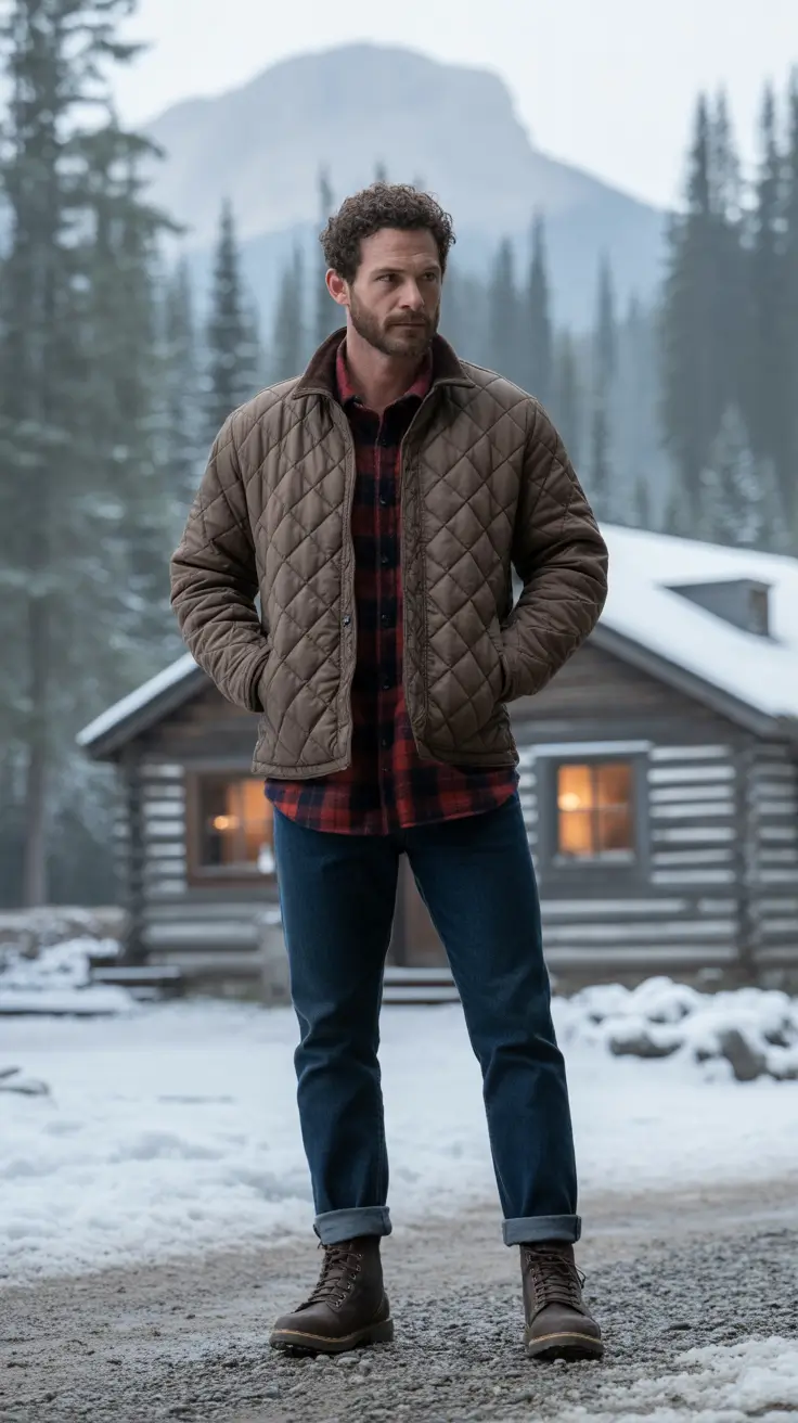 Outfit Ideas for Men Winter 2025 - 2026 Rugged Outdoors Energy