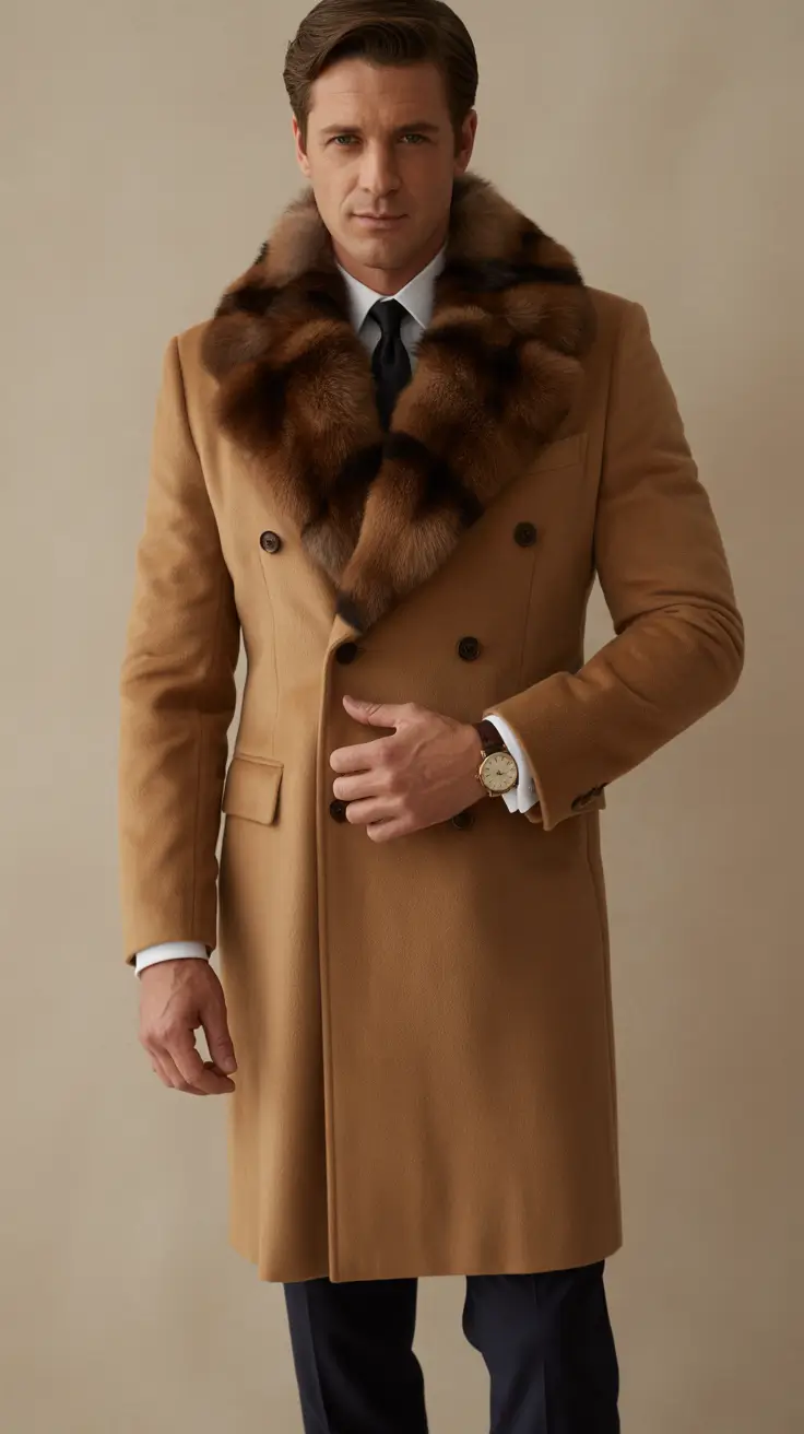 Outfit Ideas for Men Winter 2025 - 2026 Luxury Statement Coat