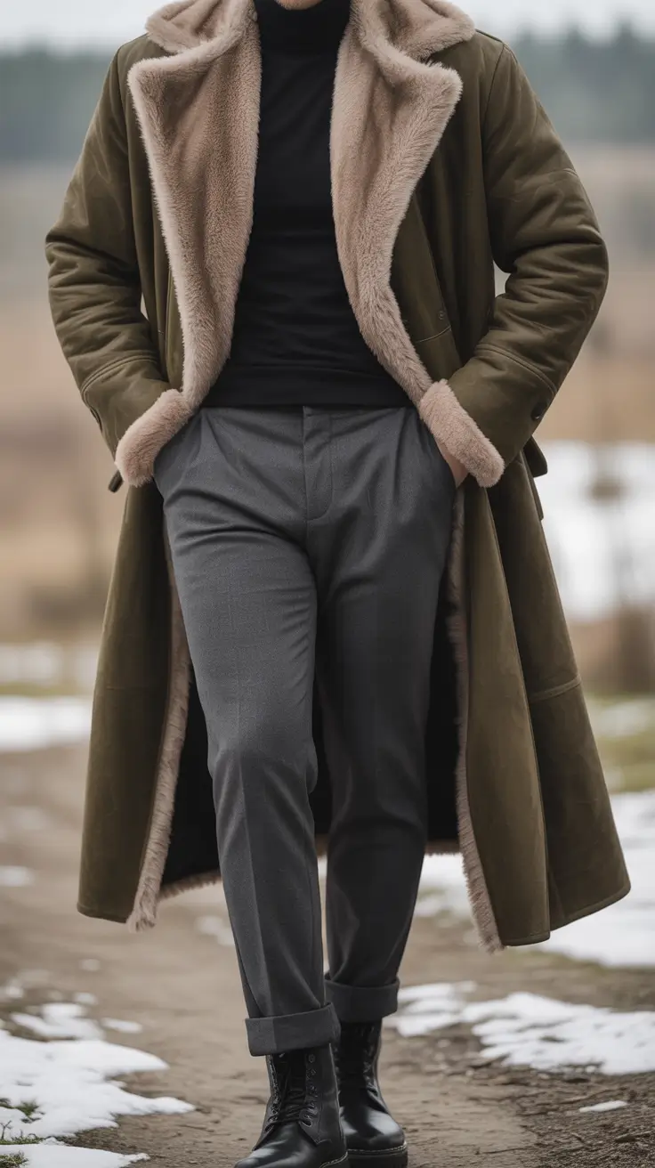 Outfit Ideas for Men Winter 2025 - 2026 Minimalist Winter Refinement