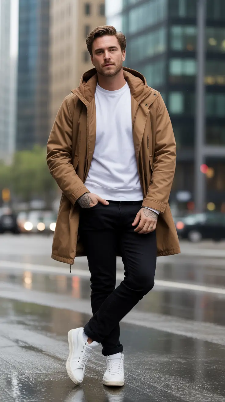 Outfit Ideas for Men Winter 2025 - 2026 Urban Parka Ease
