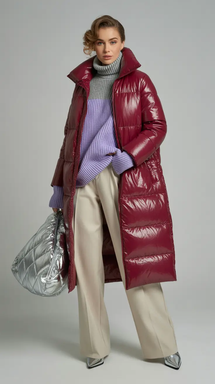 Outfit Inspiration for Winter 2025 2026 Berry Shine & Cozy Knits