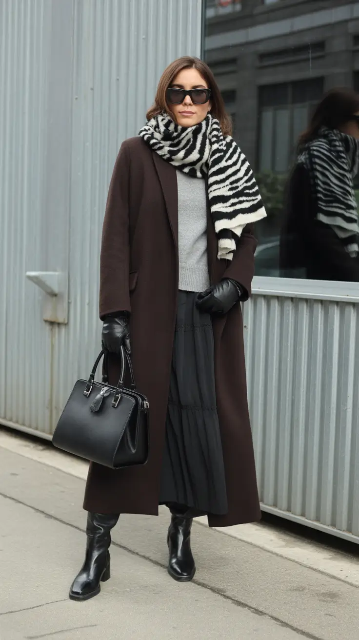 Outfit Inspiration for Winter 2025 2026 Zebra Accent Chic