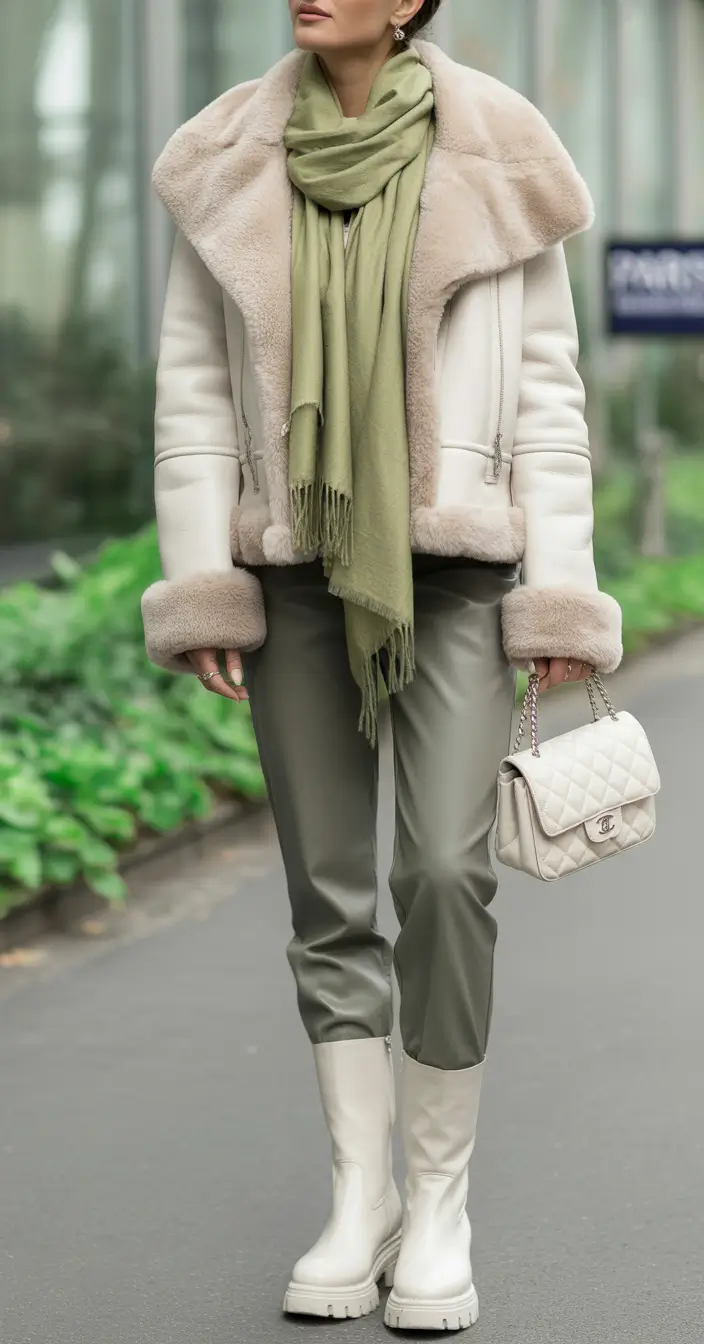 Outfit Inspiration for Winter 2025 2026 Utility Green with a Twist