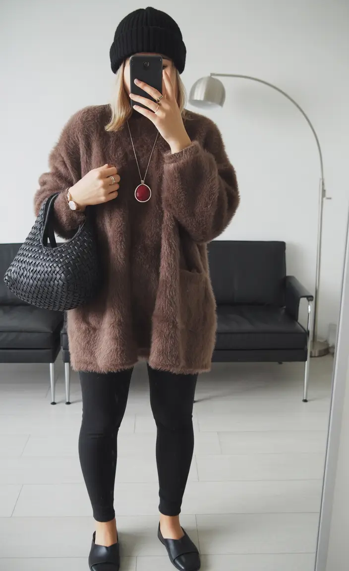 Outfit Inspiration for Winter 2025 2026 Minimalist Brown Comfort