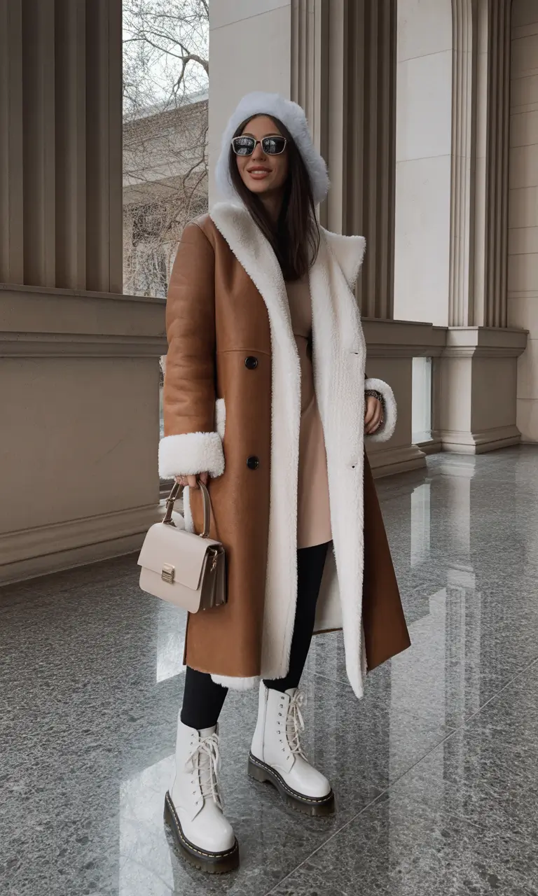 Outfit Inspo for Winter 2025-2026 Shearling Sophistication