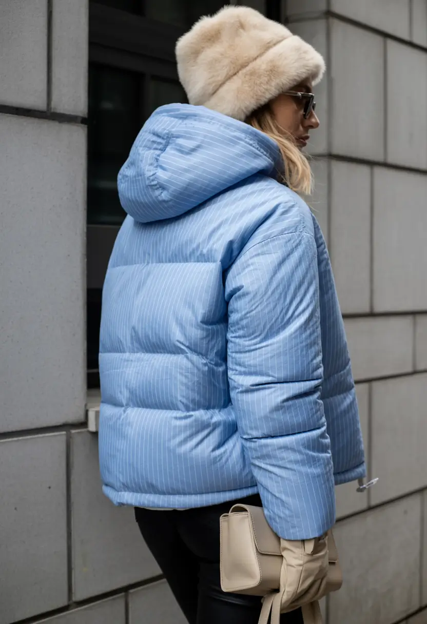 Outfits for Early Winter 2025 Frosty Blue & Faux Fur
