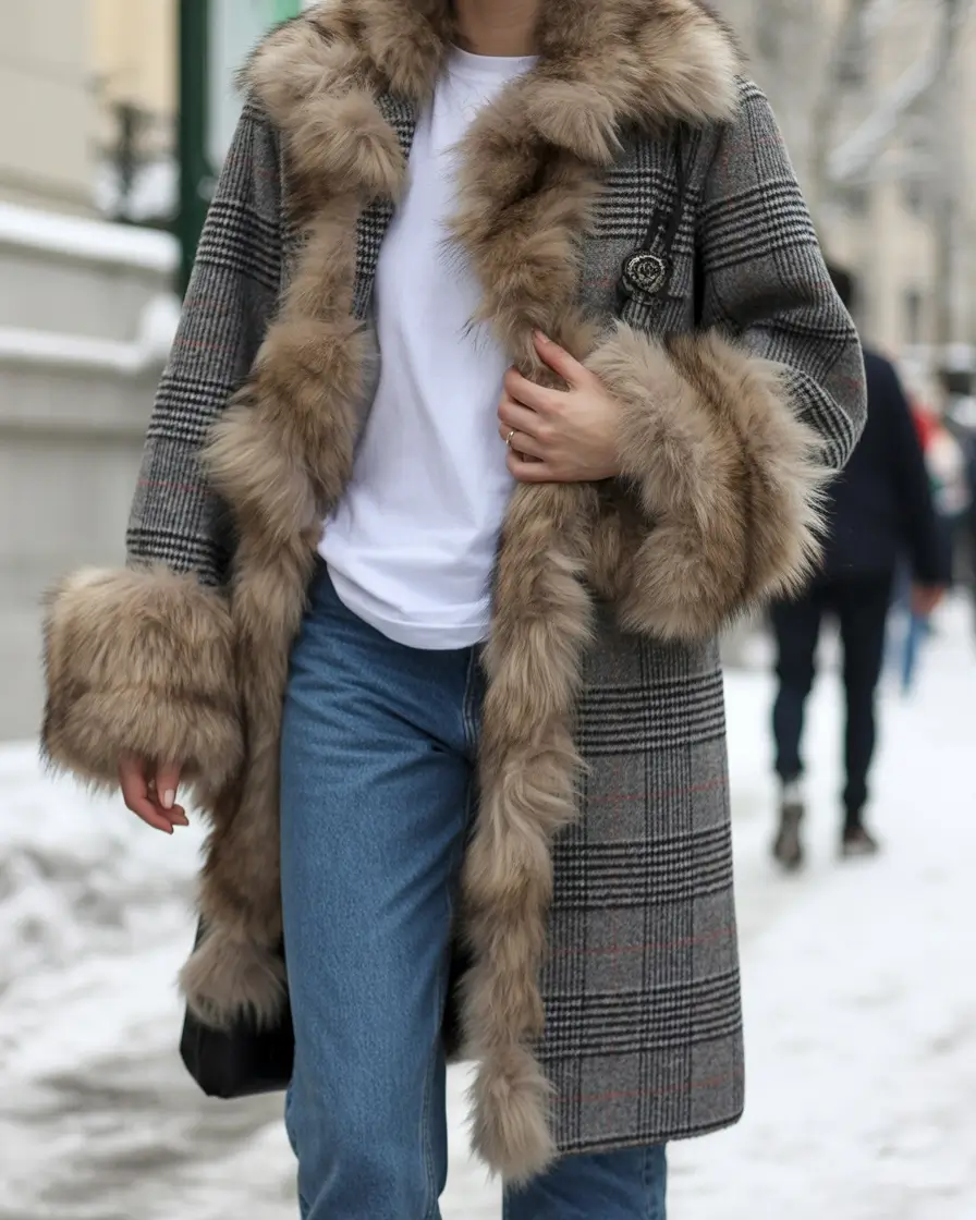 Outfits for Early Winter 2025 Heritage Plaid and Denim Ease