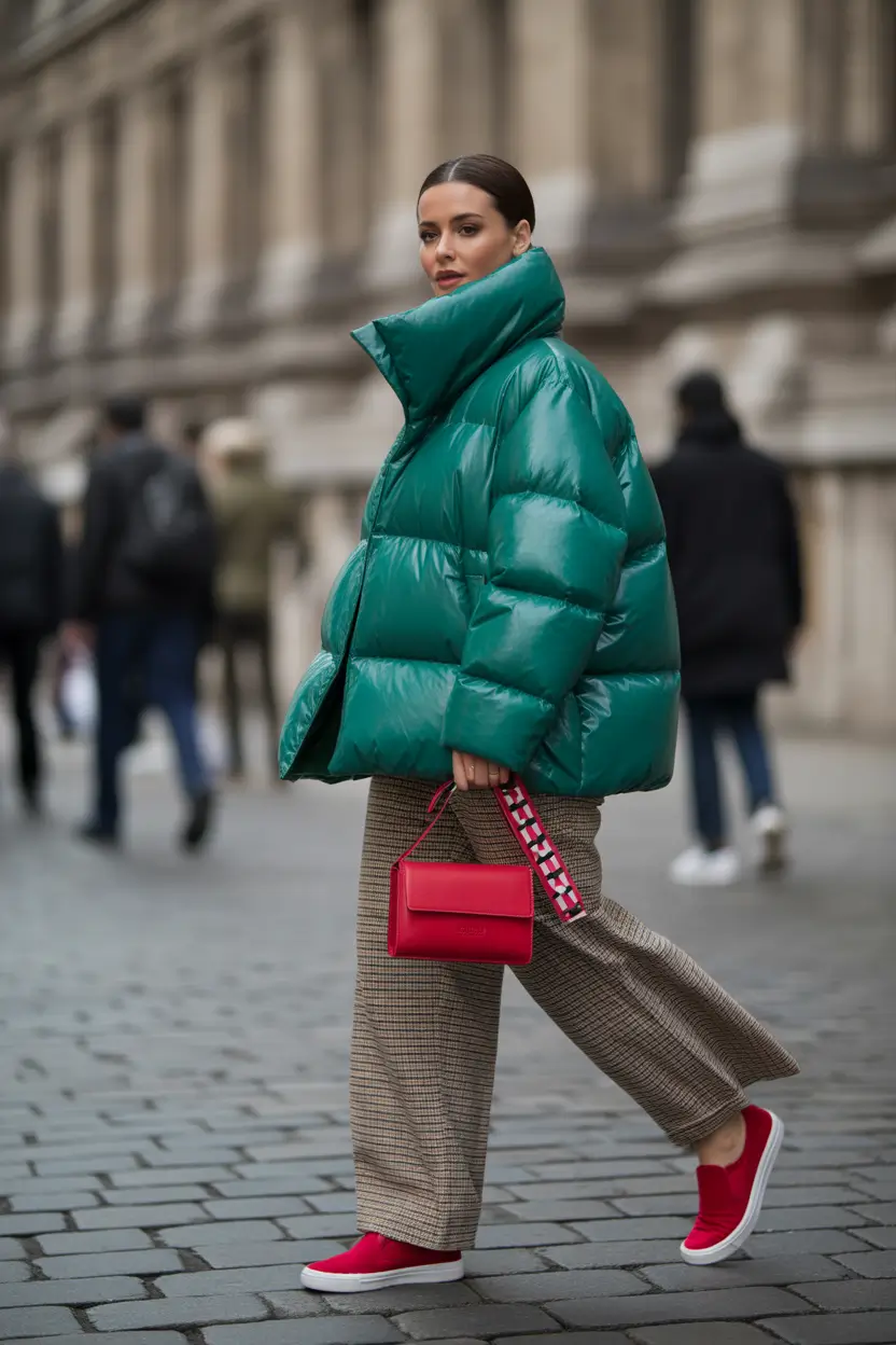 Puffer Jacket Outfit Ideas Winter 2025-2026 Modern Tailored Streetwear