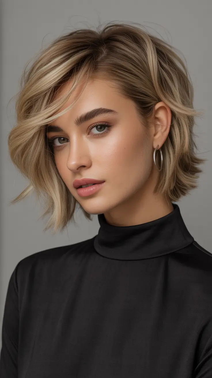 Trendy Short Haircuts Winter 2025–2026 – Blonde Bob Layers