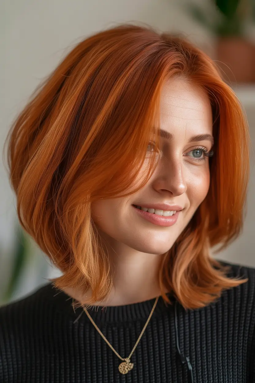 Trendy Short Haircuts Winter 2025–2026 – Copper Lob