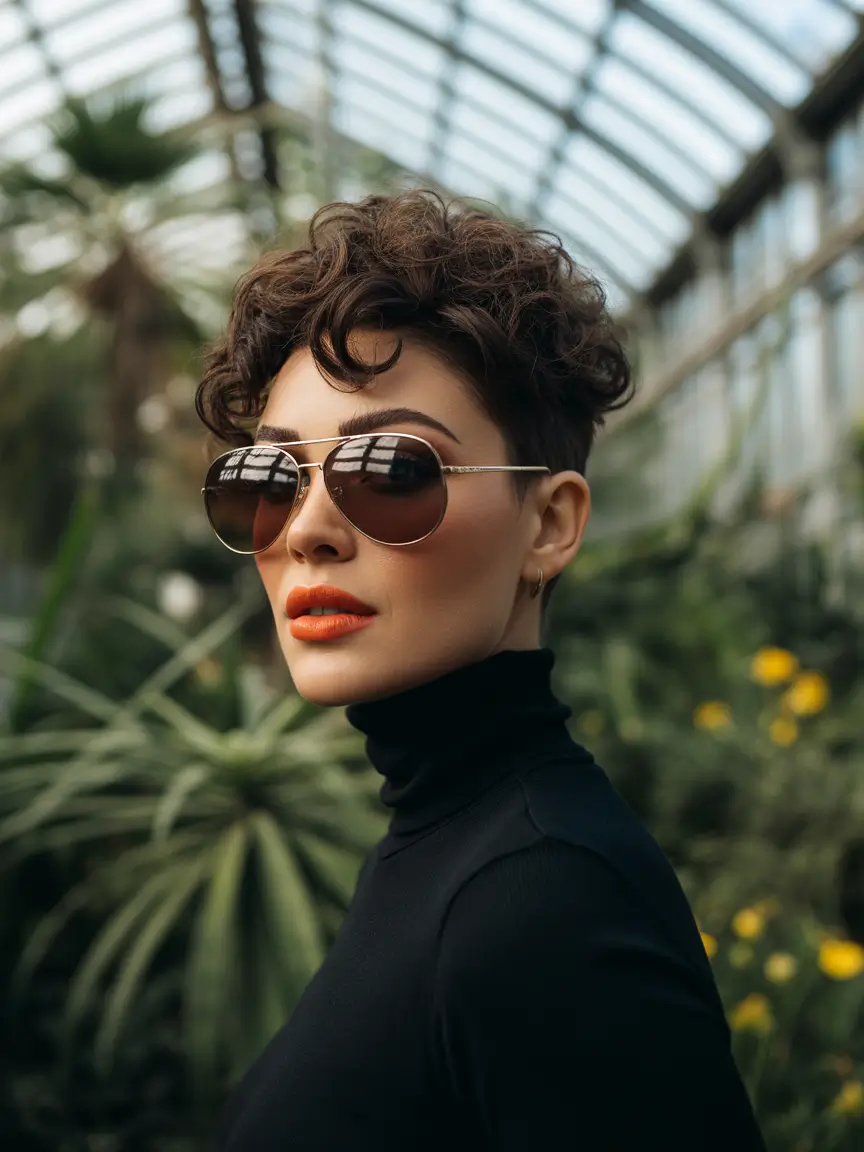 Trendy Short Haircuts Winter 2025–2026 – Curly Pixie