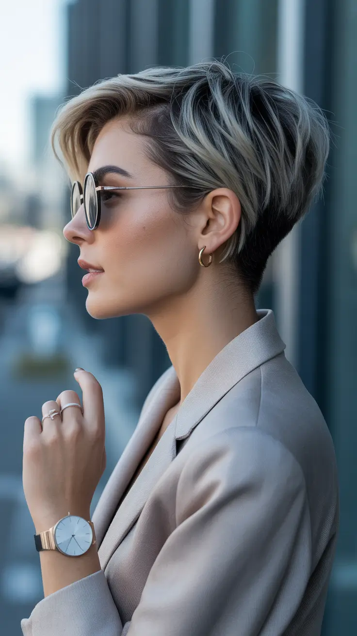 Trendy Short Haircuts Winter 2025–2026 – Undercut Pixie