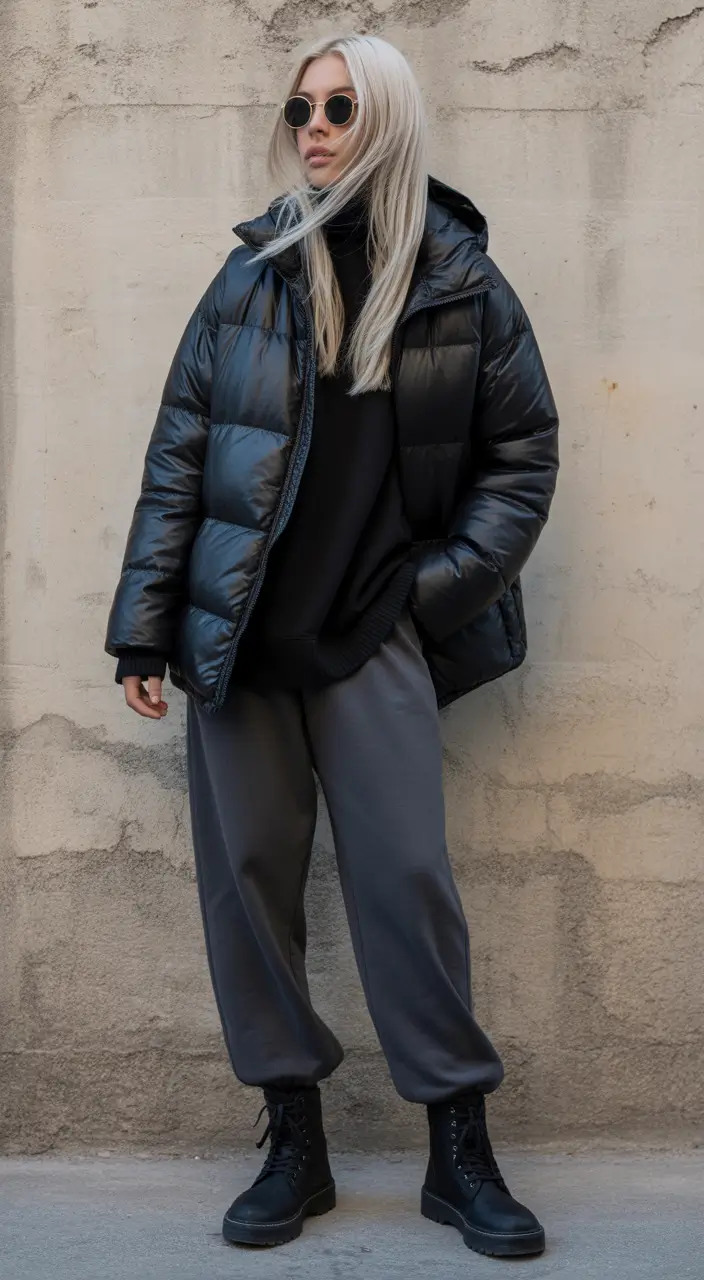 Trendy Winter Fashion Outfit Ideas 2025 2026 Street Cool in All Black