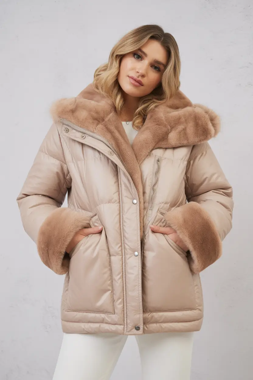 Trendy Winter Outfits 2025 2026 New Ideas Layered Neutrals with a Pop