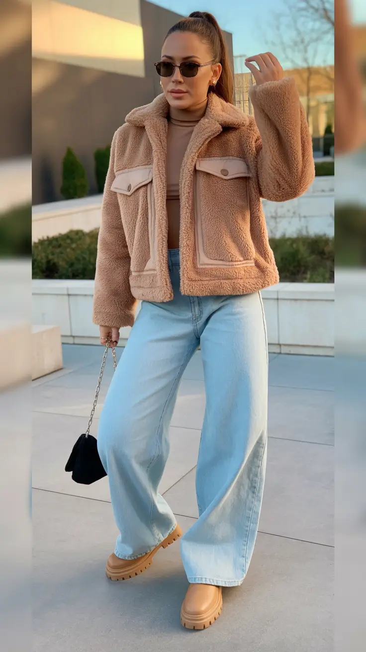 Trendy Winter Outfits 2025 2026 New Ideas Teddy Comfort Chic