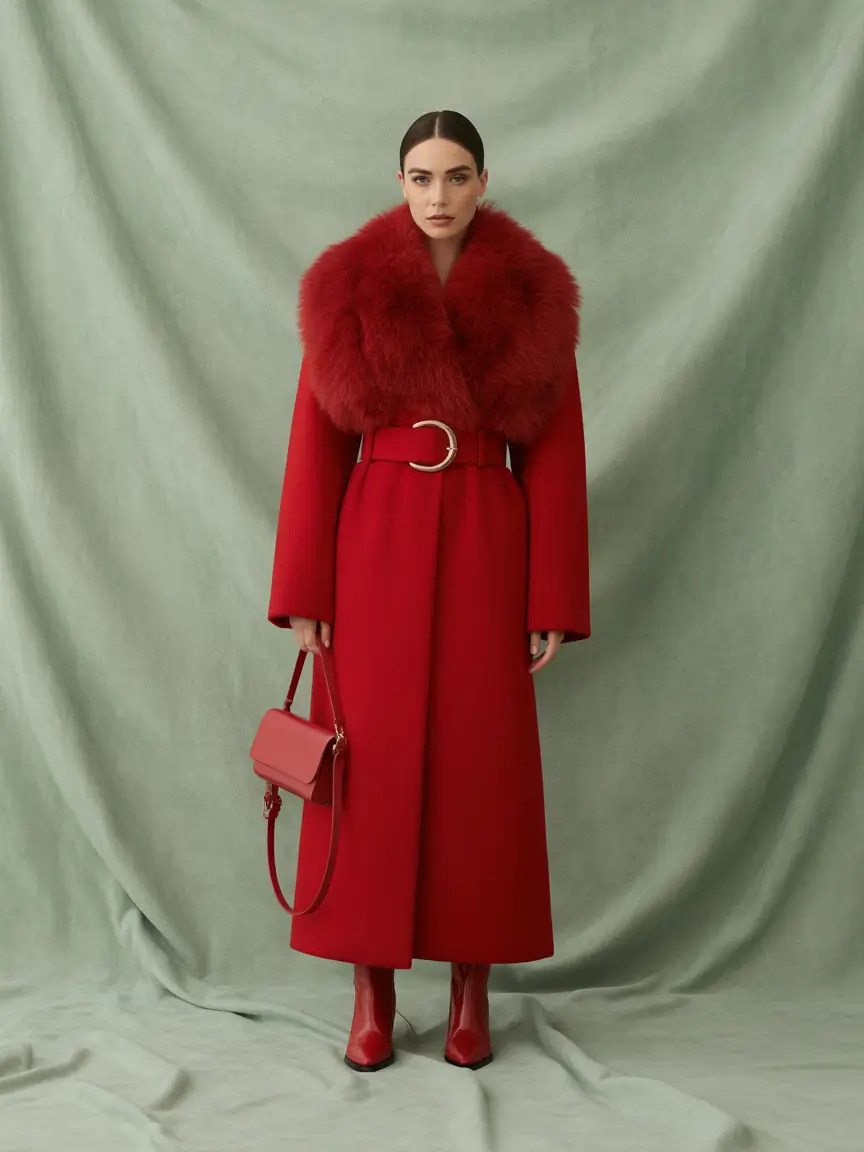 Trendy Winter Outfits 2025 2026 New Ideas Fiery Red Statement