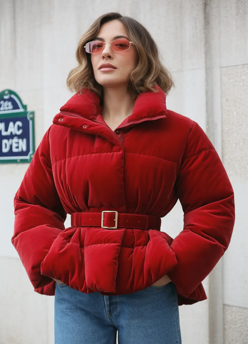 Winter 2025–2026: Classy Outfits for Women Velvet Red Statement
