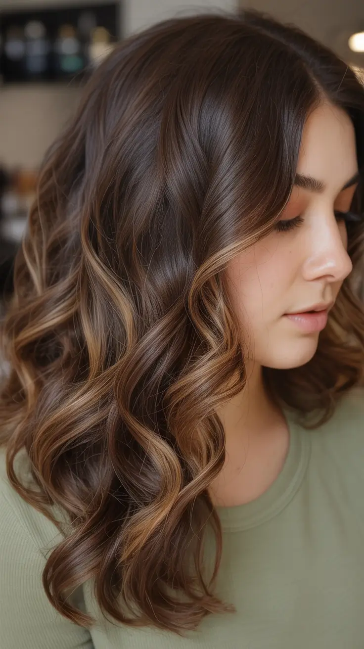 Winter 2025–2026 Hair Colors Highlights Milk Chocolate Highlights