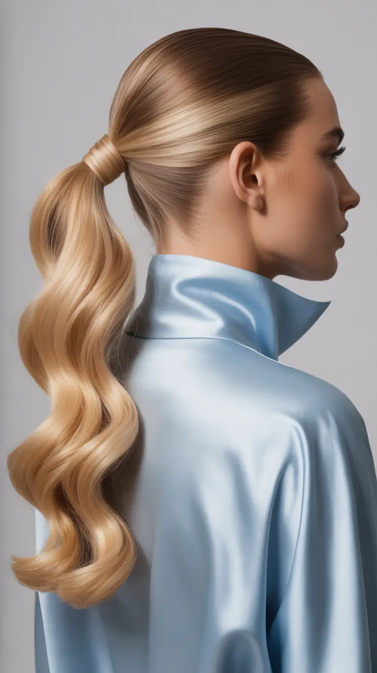 Winter 2025–2026 Hairstyles Ideas Sleek Ponytail